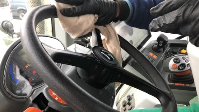 Contractors issue Covid-19 guidelines for drivers...when inside the cab