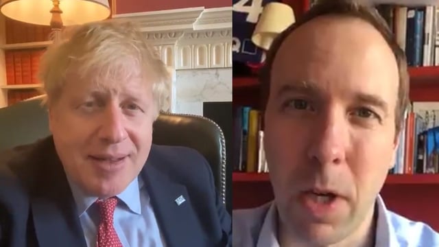UK Prime Minister and Secretary for Health test positive for Covid-19