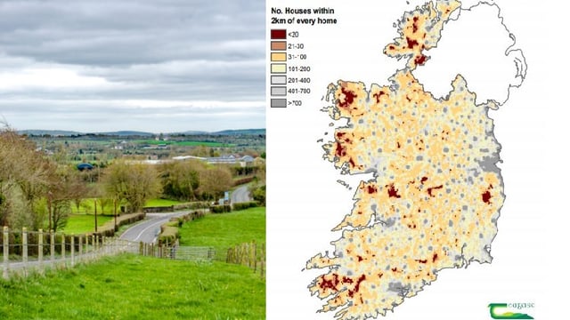 Map: How isolated is your home or farm?