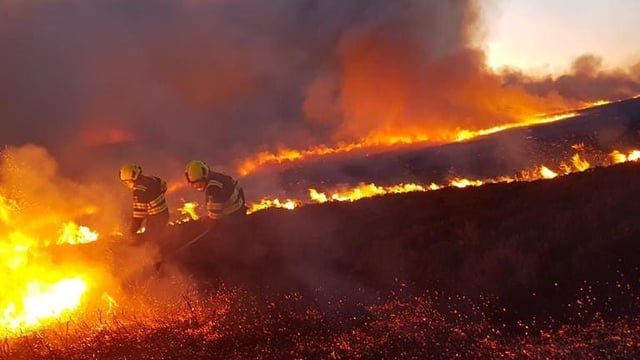 Farmers urged to be 'extra vigilant' with red fire warning in place