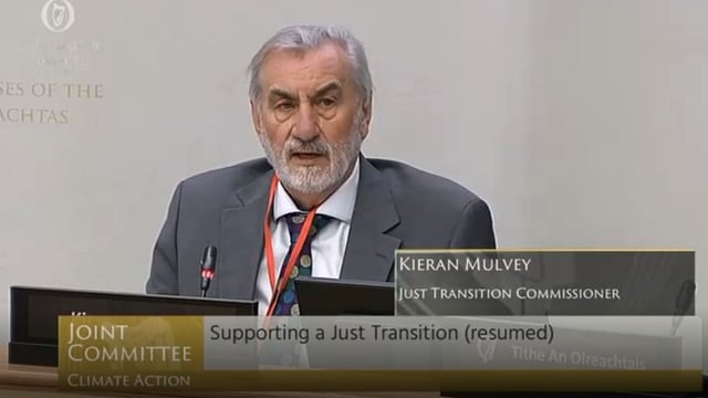 Mulvey's 'just transition' report delivered to Bruton's office...