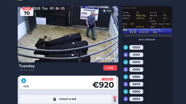 Ballyjamesduff Mart: How does the online sale work?