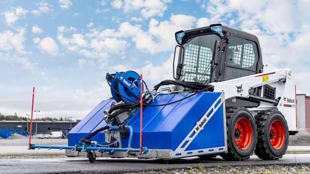 Bobcat launches new 'versatile' attachment for high-pressure water cleaning