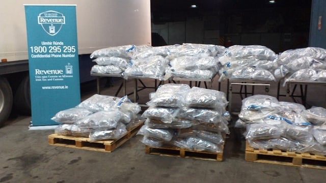 Revenue finds drugs worth €5.54 million in trailer of fruit