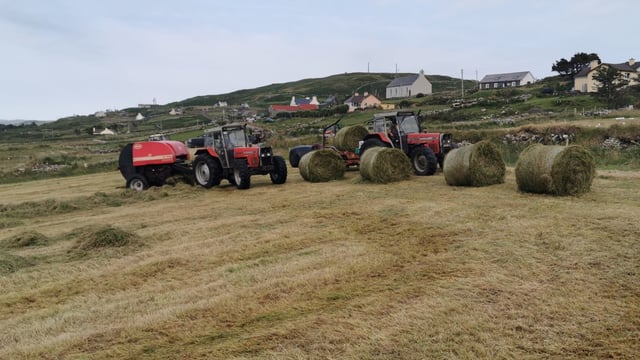 'Take me to the island': A wrap for baling silage on Cape Clear