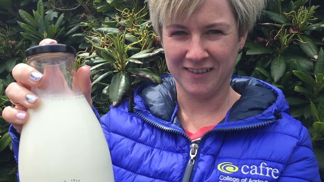 From grass to glass: Selling bottled milk from a vending machine...on the farm