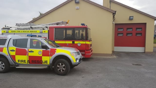 Fire services mobilised after shed fire in Kerry