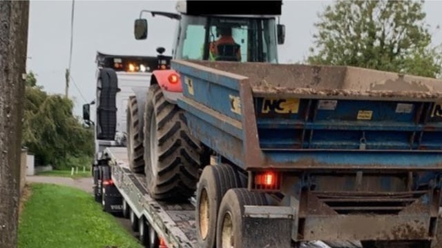 Tractor drawing trailer seized following Garda stop in Meath