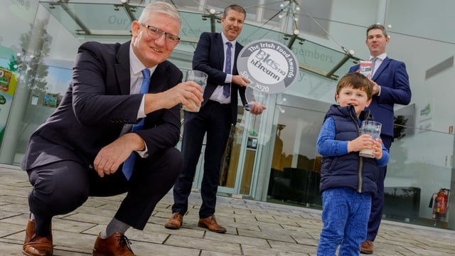 Aurivo organic whole milk takes silver award at Blas na hÉireann