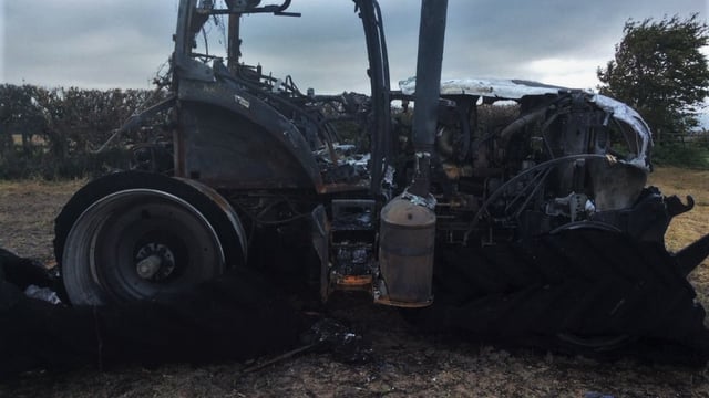 Cost of tractor fires soars to £19 million in the UK