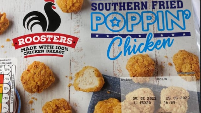 Aldi recalls Roosters Poppin’ Chicken due to the possible presence of Salmonella