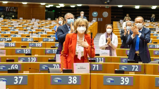 European Parliament votes to approve McGuinness as commissioner