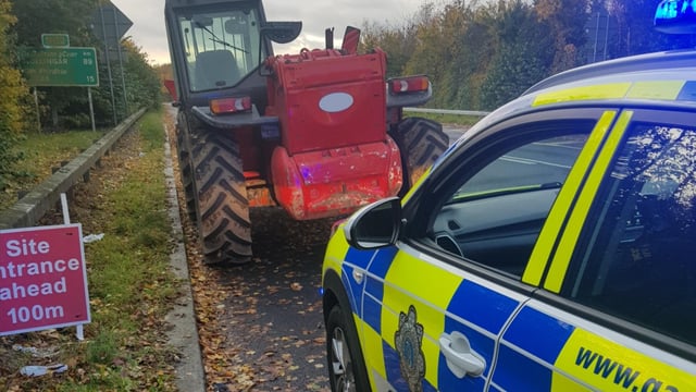 Telehandler seized by Gardaí 'with proceedings to follow'