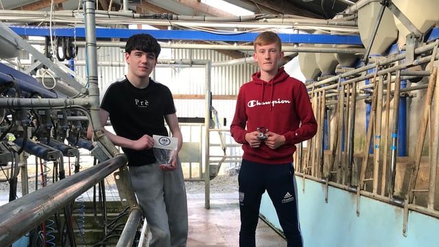 Students' invention for dairy farmers receives listing with Glanbia