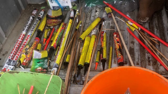 Farmer finds firework casings and frightened calves after Halloween