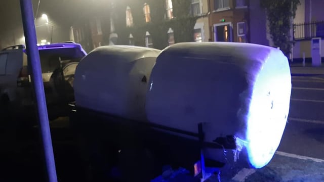 4X4 and trailer carrying bales seized by Gardaí
