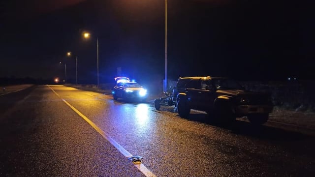 Driver of 4x4 towing trailer arrested in Carlow