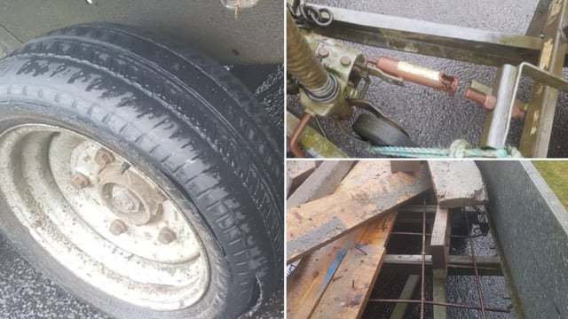 Trailer 'with major defects' seized with prosecution to follow