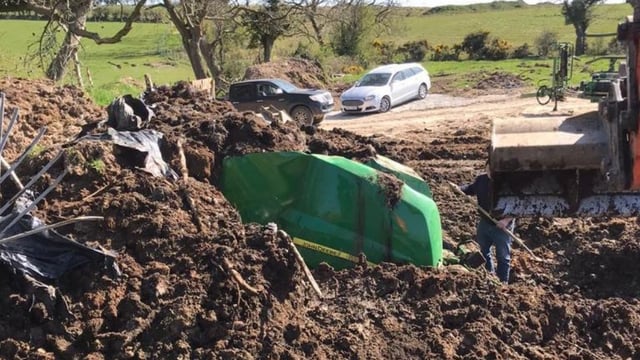 Investigation over buried machinery continues one year on
