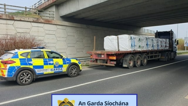 Lorry driver transporting fertiliser arrested after Garda enquiries