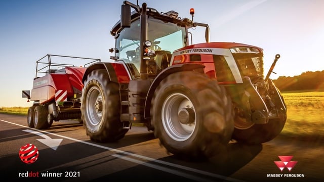 Massey Ferguson wins Red Dot Award for MF 8S tractor series