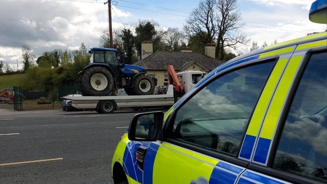Tractor seized at checkpoint with court to follow