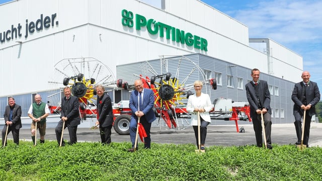 Pottinger breaks more ground with new round baler factory