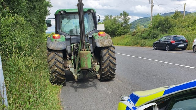 Getting the message: Tractor driver in hot water with Gardaí