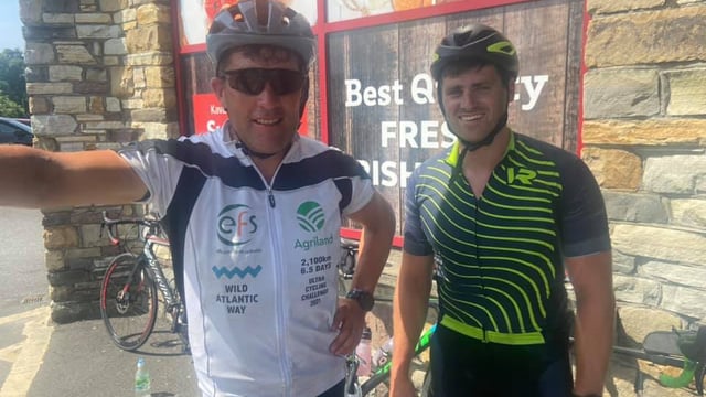 Ultra cycle: Journey continues through Donegal hills in heatwave