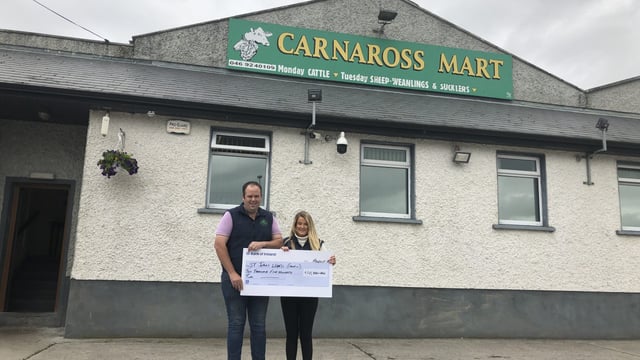 Carnaross Mart donates €10,500 to Crumlin hospital