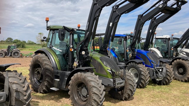 The new G series Valtra tractors at Doncaster launch