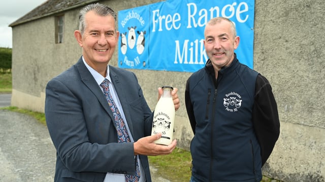 Minister Poots visits local farm businesses making a difference