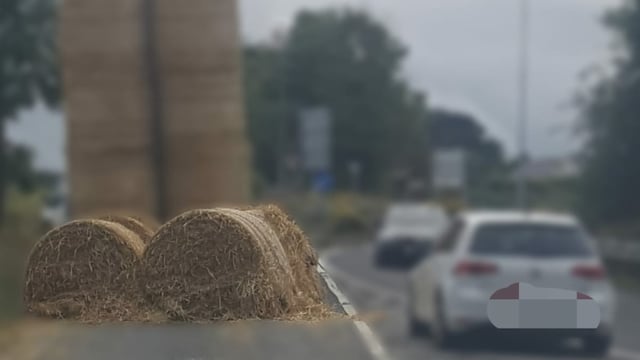 Public urged to secure loads following botched bales trip