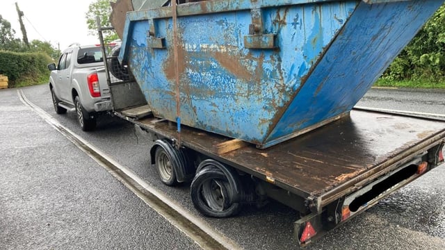 Road safety: Driver grounded by Gardaí over weight woes