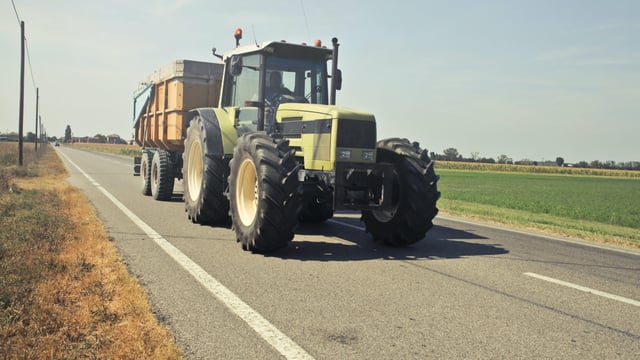 Public urged to have patience with tractors on roads