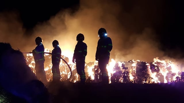 Gardaí investigating bale fire in north Dublin