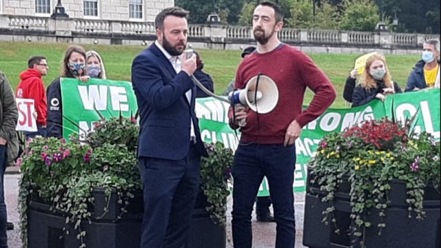 'If Stormont collapses, so will NI's Climate Bill', protesters warn