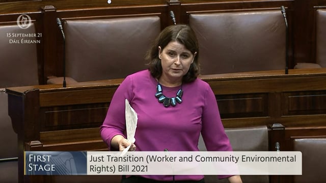 Social Democrats TD introduces Just Transition Bill to Dáil
