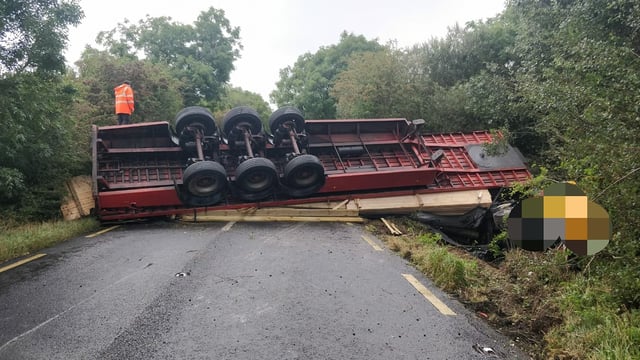 Rural road reopens following single vehicle collision