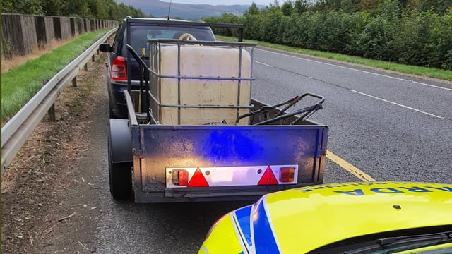 Trailer trouble for towing driver following Garda stop