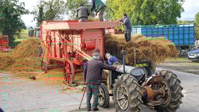 Focus: A family thresher brought back to life in Tipperary