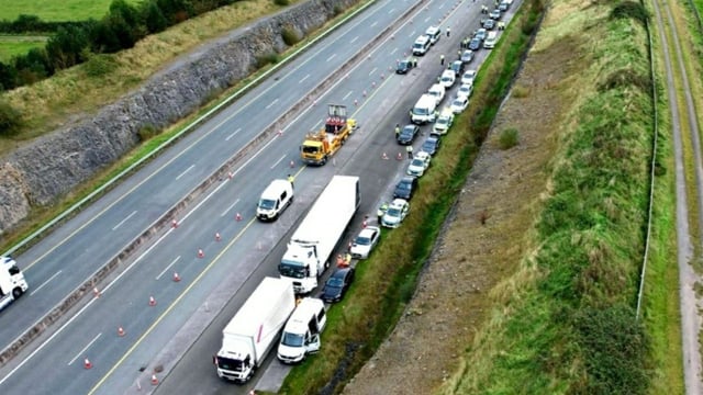 7 'green' drivers stopped and fined on M7 in one day