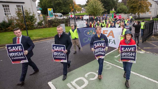 Farmers gather in Cavan for start of day of IFA rallies