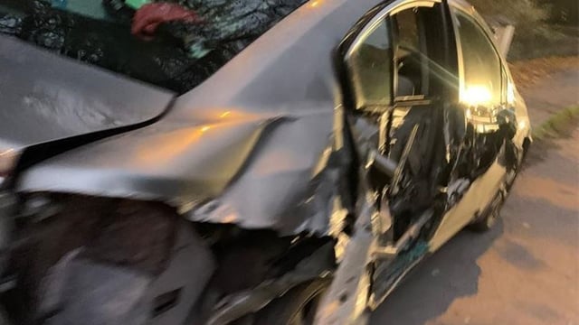 Video: Dashcam captures collision between car and tractor
