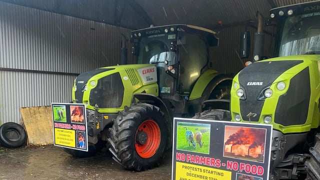 Farmer protest calls for Green Party MEP to resign after letter to banks