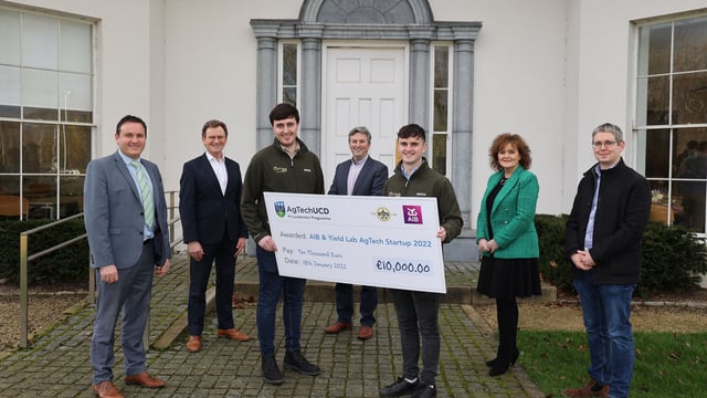Autonomous robot start-up among UCD AgTech winners