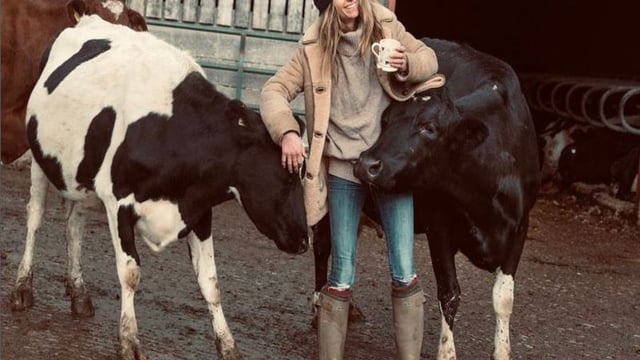 Friday: 'Farmer in Training' Sophie shows us around