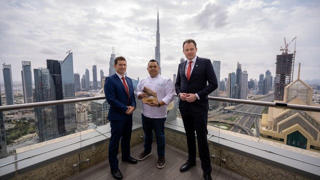 Dubai-based chef joins prestigious club to promote Irish beef