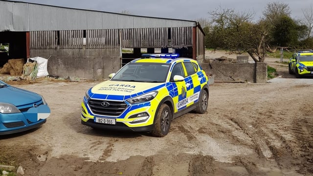 Gardaí arrest 3 after car turns away from checkpoint and hides on farm