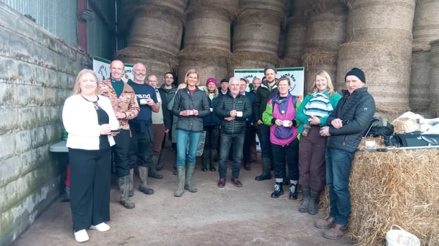 Talamh Beo launches soil EIP project on Pippa Hackett's farm